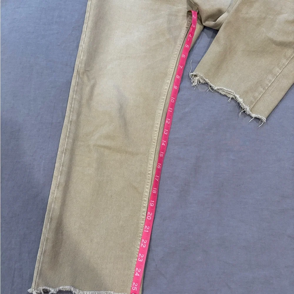 Moussy Vintage Tan Straight Leg Women Jeans - Picture 8 of 8
